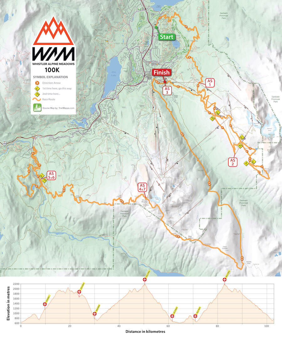 WAM 100km Map